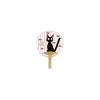 Maison Ghibli Japanese Bamboo Fan Kiki & Ribbon - Kiki'S Delivery Service New