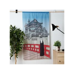 Maison Ghibli Japanese Curtain Aburaya & No Face - Spirited Away Clearance