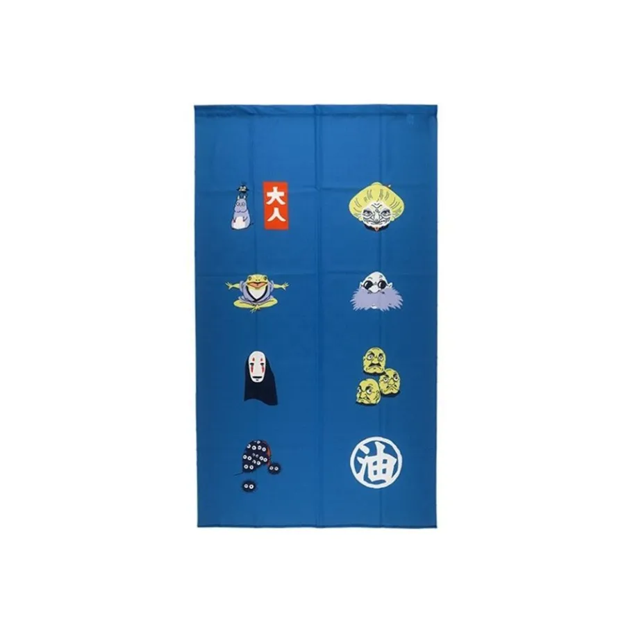 Maison Ghibli Japanese Curtain Kichijo Blue - Spirited Away Hot