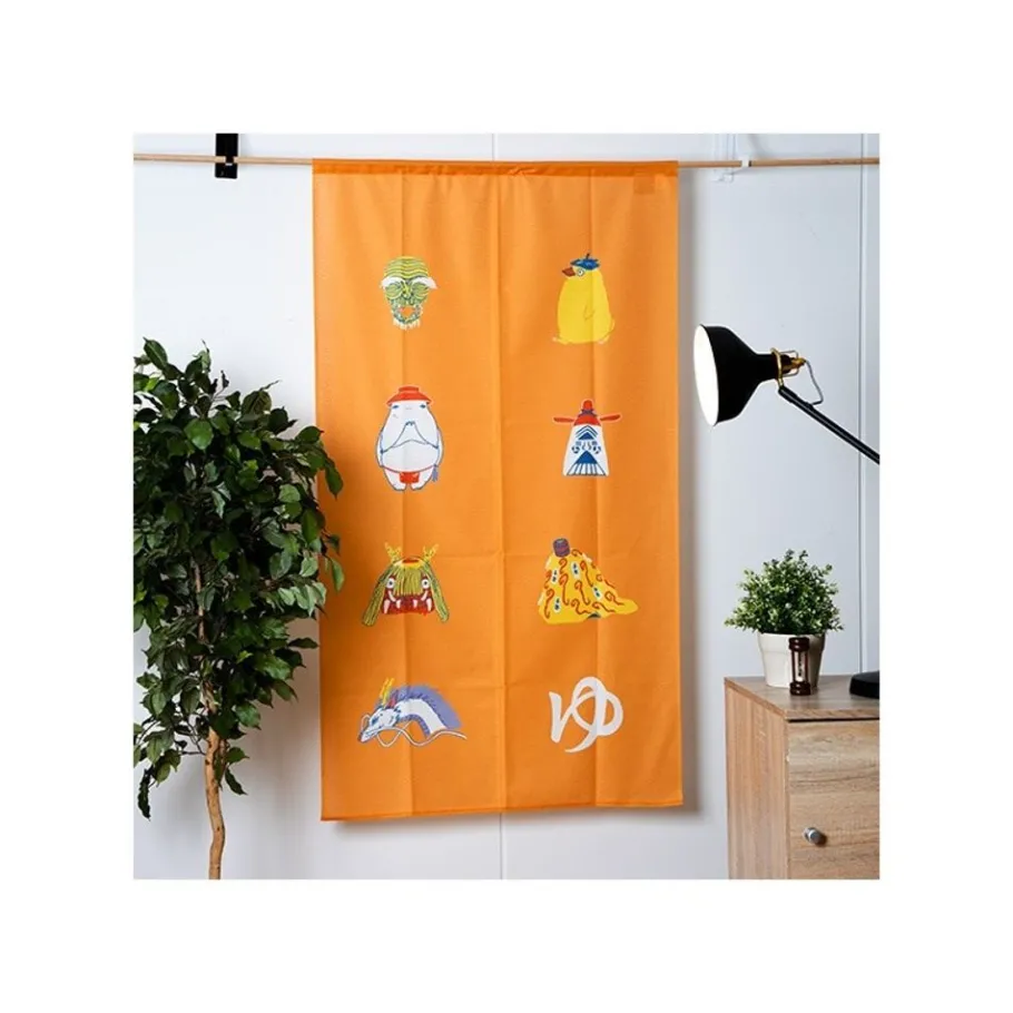 Maison Ghibli Japanese Curtain Kichijo Yellow - Spirited Away New
