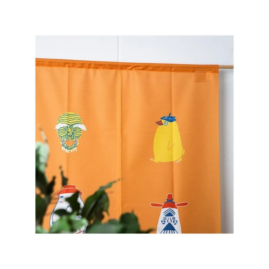 Maison Ghibli Japanese Curtain Kichijo Yellow - Spirited Away New