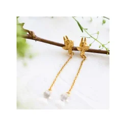 Maison Ghibli Jewel Earring Totoro White Drop - My Neighbor Totoro