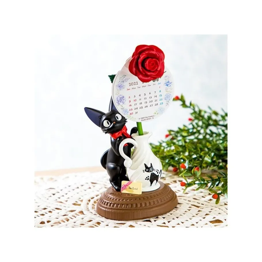 Maison Ghibli Jiji And Rose Calendar Statue - Kiki'S Delivery Service Hot
