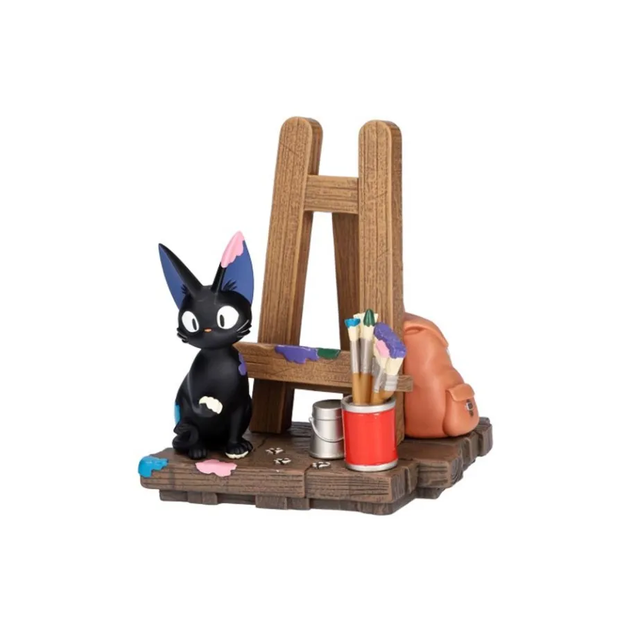 Maison Ghibli Jiji Easel Diorama & Calendar - Kiki'S Delivery Service