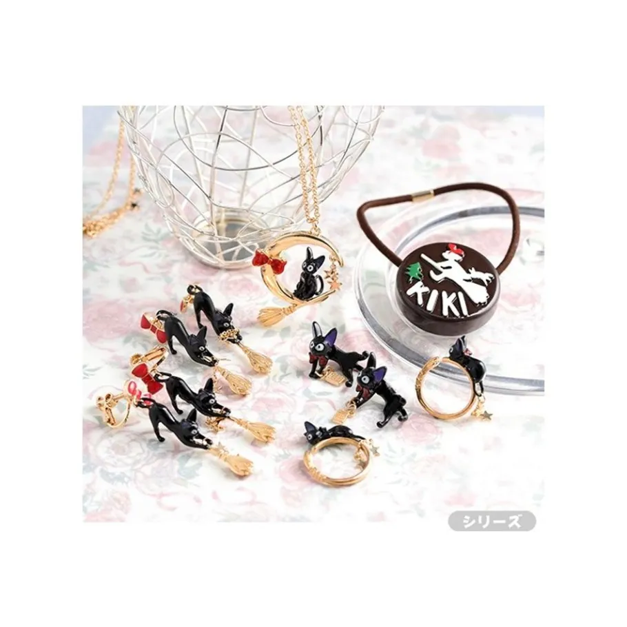Maison Ghibli Jiji With Moon Necklace - Kiki'S Delivery Service Outlet