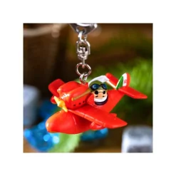 Maison Ghibli Keychain Porco Rosso And Savoia - Porco Rosso New