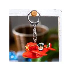 Maison Ghibli Keychain Porco Rosso And Savoia - Porco Rosso New
