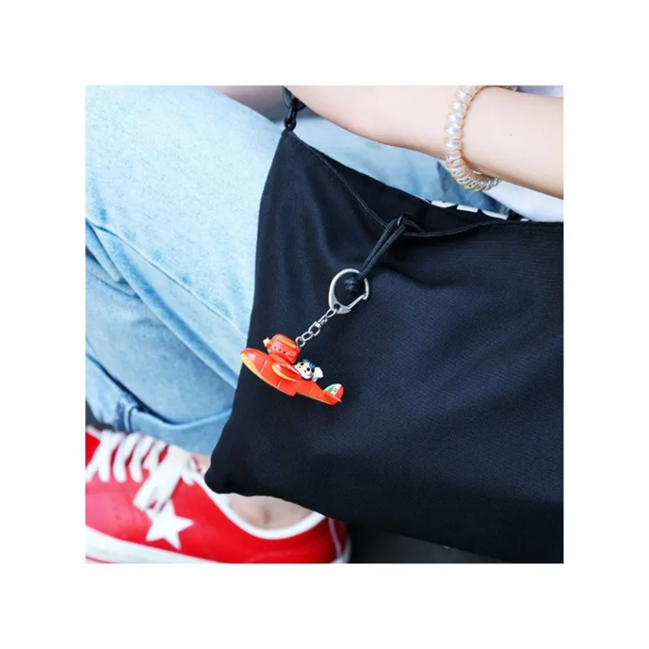 Maison Ghibli Keychain Porco Rosso And Savoia - Porco Rosso New