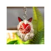 Maison Ghibli Keychain San'S Mask And Kodama - Princess Mononoke Best