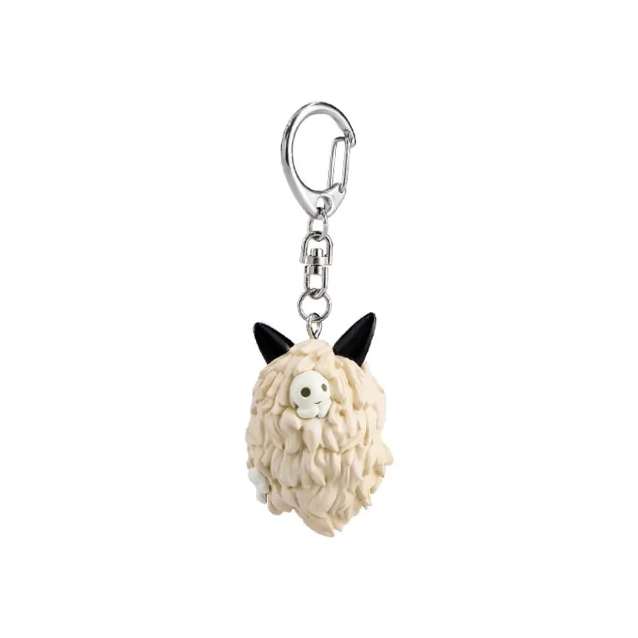 Maison Ghibli Keychain San'S Mask And Kodama - Princess Mononoke Best