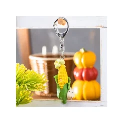 Maison Ghibli Keychain Soot Sprite In Corn With Totoro - My Neighbor Totoro