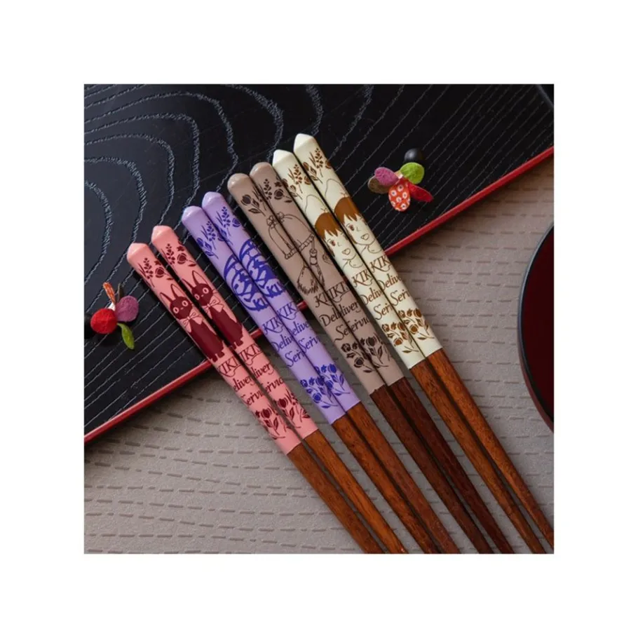 Maison Ghibli Lacquered Chopsticks 21Cm Sketches Yellow - Kiki'S Delivery Service Hot