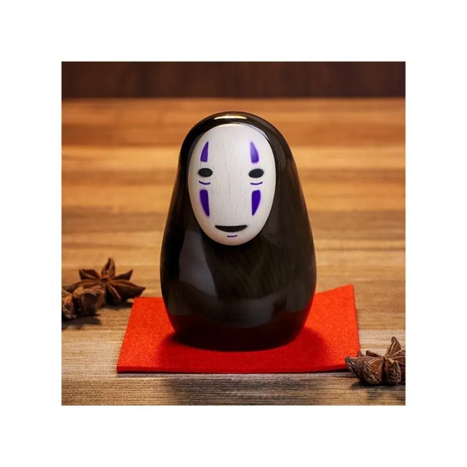 Maison Ghibli Laquered Wood No Face Statue - Spirited Away New