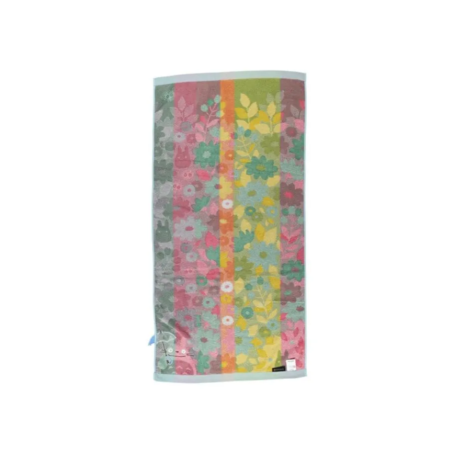 Maison Ghibli Large Bath Towel Totoro Flower Fields 60X120 Cm - My Neighbor Totoro Discount