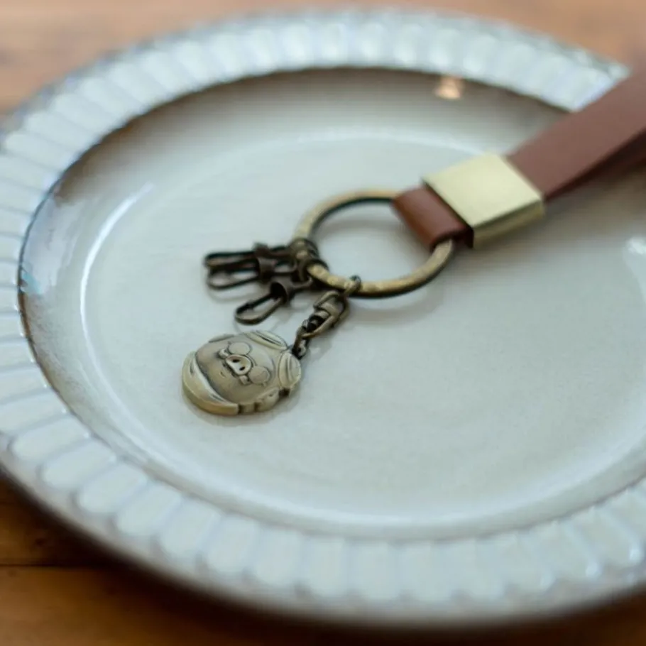 Maison Ghibli Leather Key Chain Marco - Porco Rosso Clearance