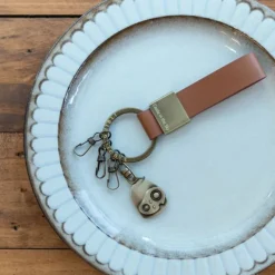 Maison Ghibli Leather Key Chain Robot - Castle In The Sky Outlet