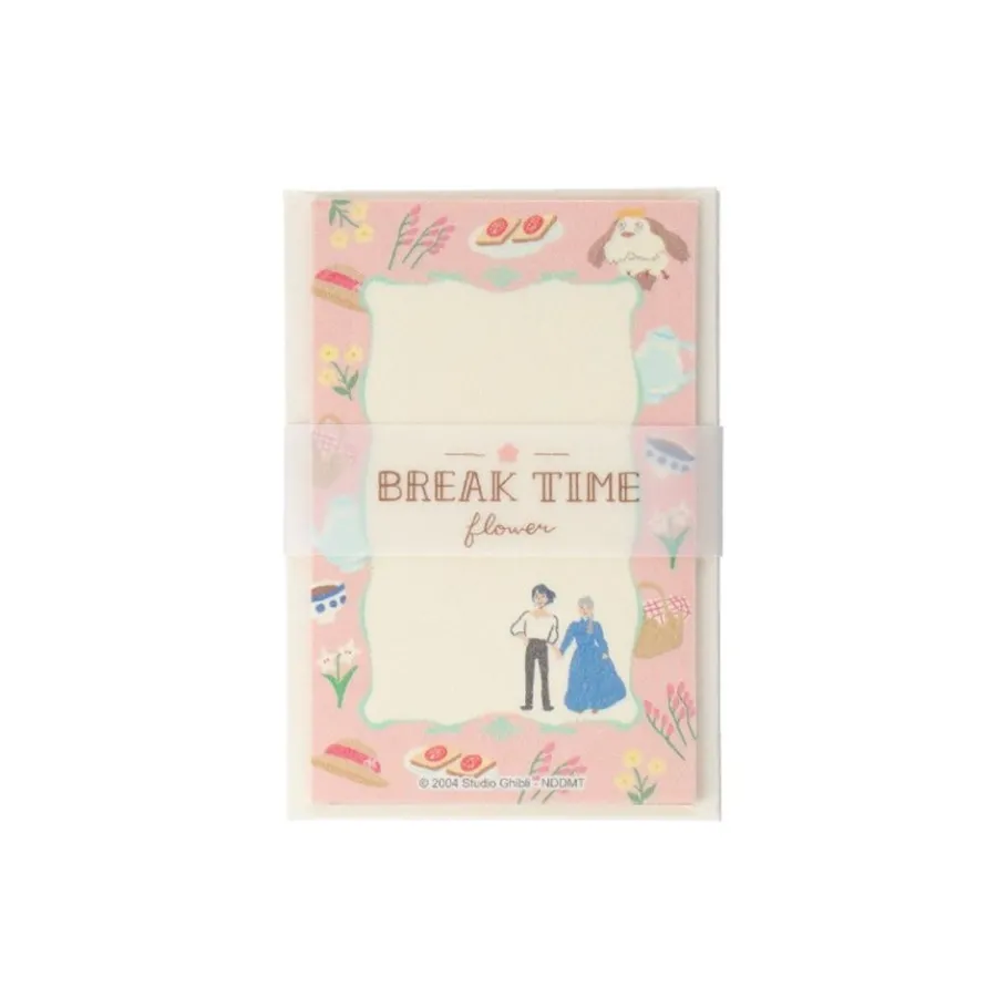 Maison Ghibli Letter Set Break Time Flowers - Howl'S Moving Castle Online
