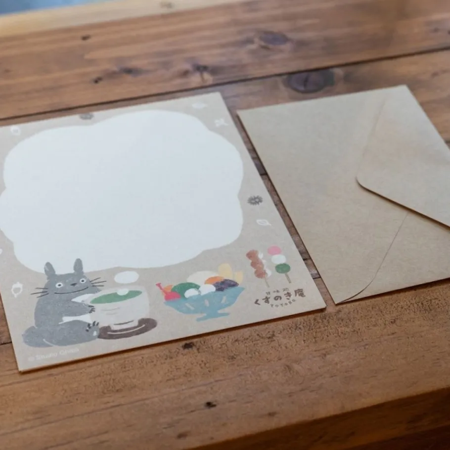 Maison Ghibli Letterset Japanese Sweets - My Neighbor Totoro Outlet