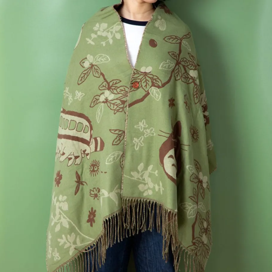 Maison Ghibli Light Green Stole Totoro & Catbus - My Neighbor Totoro Online