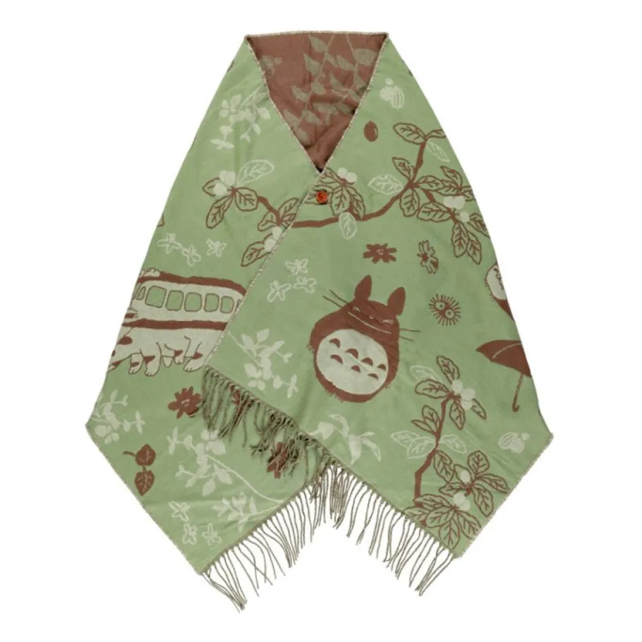 Maison Ghibli Light Green Stole Totoro & Catbus - My Neighbor Totoro Online