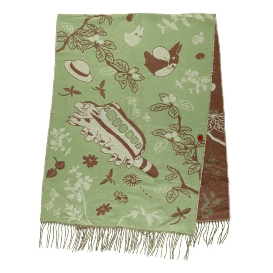 Maison Ghibli Light Green Stole Totoro & Catbus - My Neighbor Totoro Online