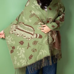 Maison Ghibli Light Green Stole Totoro & Catbus - My Neighbor Totoro Online