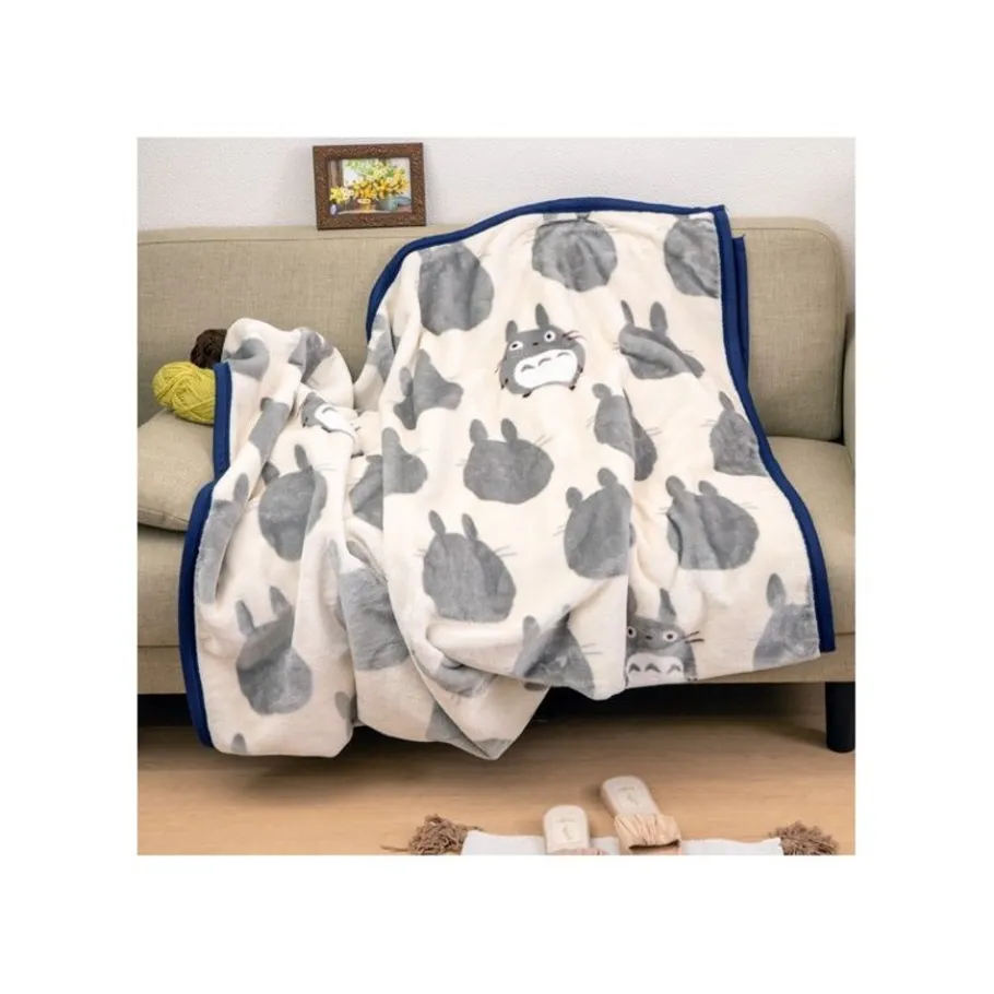 Maison Ghibli Long Blanket Totoro Silhouette 200X140 Cm - My Neighbor Totoro Sale