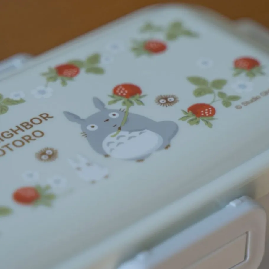 Maison Ghibli Lunch Box 4 Locks 530Ml Rasberry Collection - My Neighbor Totoro Hot