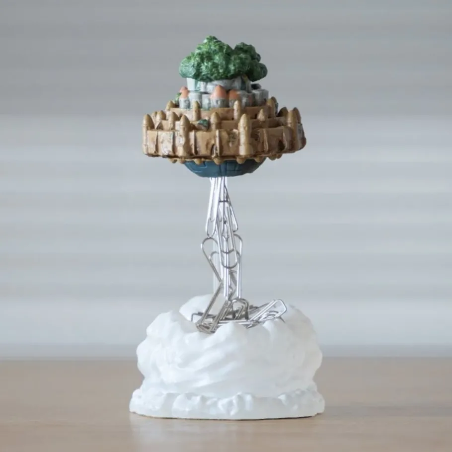 Maison Ghibli Magnetic Paper Clip Holder Flying Castle - Castle In The Sky Outlet