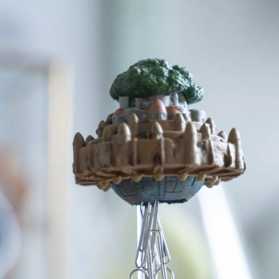 Maison Ghibli Magnetic Paper Clip Holder Flying Castle - Castle In The Sky Outlet