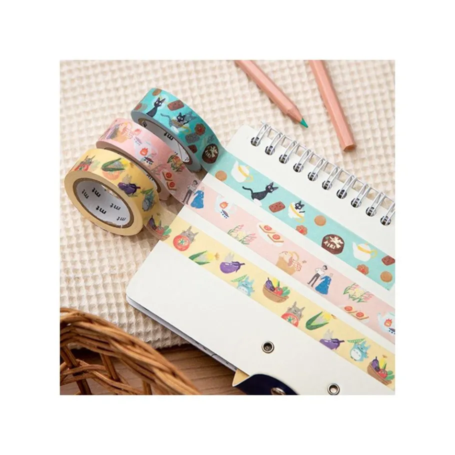 Maison Ghibli Masking Tape Break Time Flowers - Howl'S Moving Castle Best