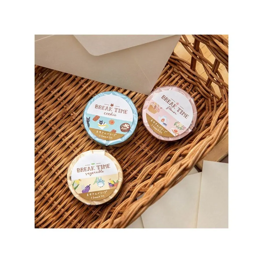 Maison Ghibli Masking Tape Break Time Flowers - Howl'S Moving Castle Best