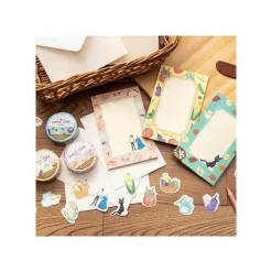 Maison Ghibli Masking Tape Break Time Flowers - Howl'S Moving Castle Best