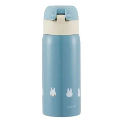 Maison Ghibli Mat Blue Thermos Bottle 350Ml - My Neighbor Totoro Hot