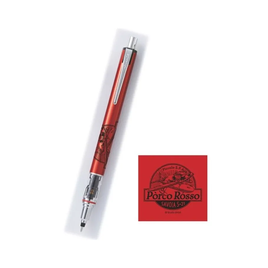 Maison Ghibli Mechanical Pencil Red Savoia 0,5Mm - Porco Rosso