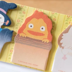 Maison Ghibli Memo Set Calcifer, Heen & Navet - Howl'S Moving Castle New