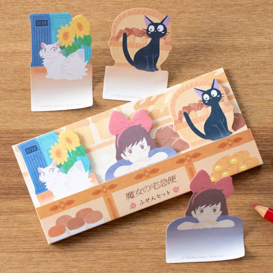 Maison Ghibli Memo Set Kiki, Jiji & Licy - Kiki'S Delivery Service Best