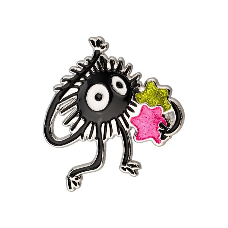Maison Ghibli Metal Brooch Susuwatari - Spirited Away New