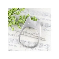 Maison Ghibli Metal Hair Clip White Totoro - My Neighbor Totoro Hot