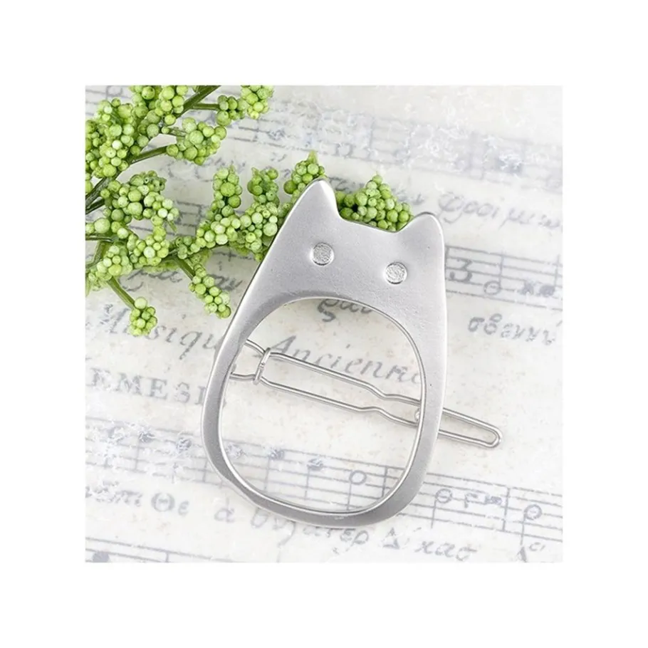 Maison Ghibli Metal Hair Clip White Totoro - My Neighbor Totoro Hot