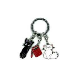 Maison Ghibli Metal Key Chain Kiki 3 Characters - Kiki'S Delivery Service Clearance