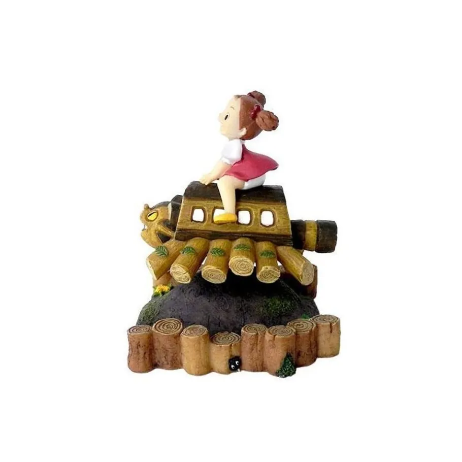 Maison Ghibli Mini Figure Mei And Cat Bus Wooden House - My Neighbor Totoro Online