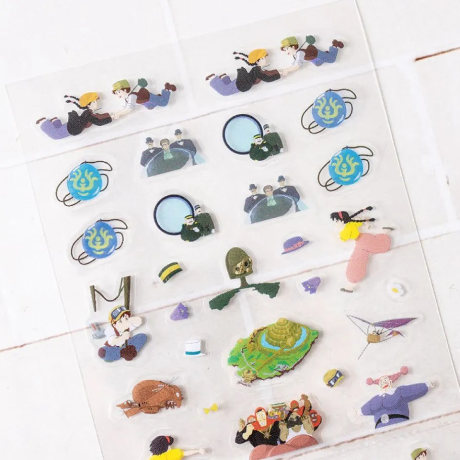 Maison Ghibli Mini Schedule Stickers 2024 - Castle In The Sky Online