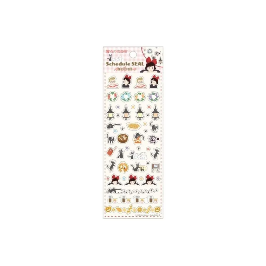 Maison Ghibli Mini Schedule Stickers - Kiki'S Delivery Service New