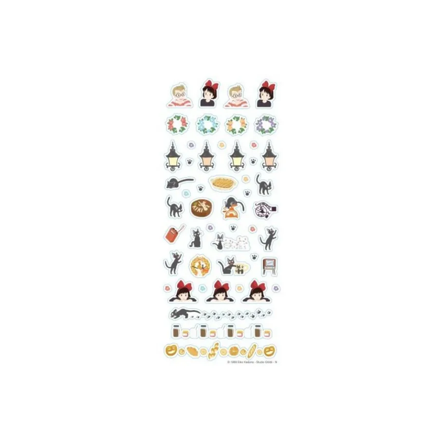 Maison Ghibli Mini Schedule Stickers - Kiki'S Delivery Service New