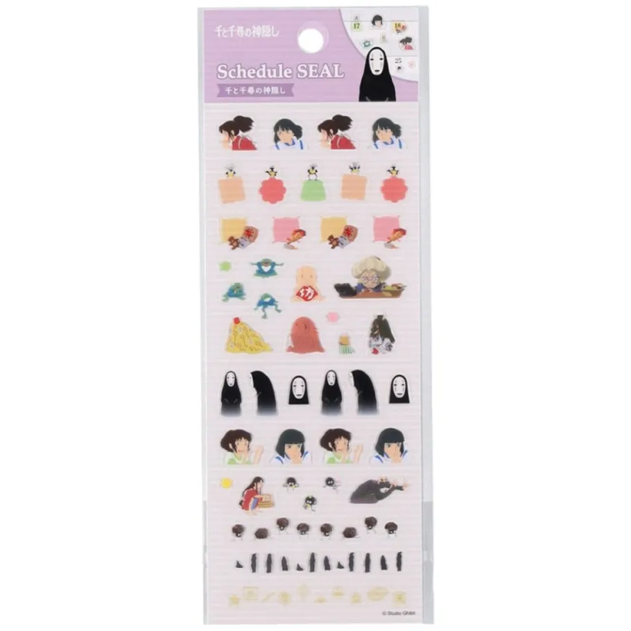 Maison Ghibli Mini Schedule Stickers 2024 - Spirited Away New