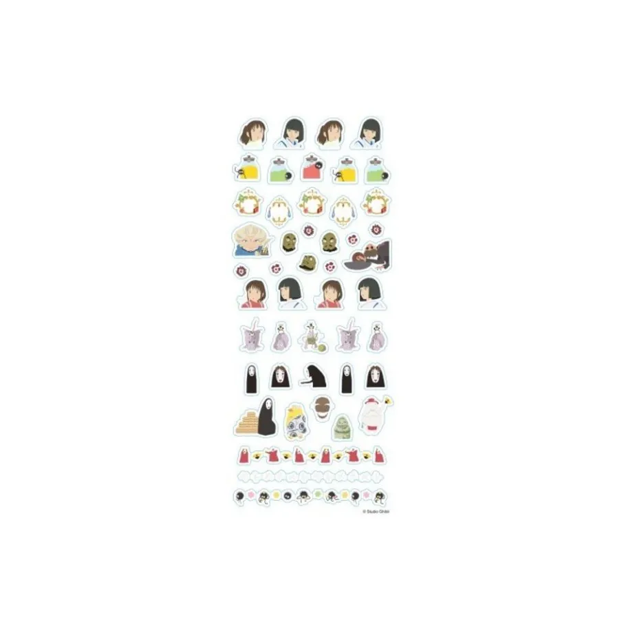 Maison Ghibli Mini Schedule Stickers - Spirited Away Outlet