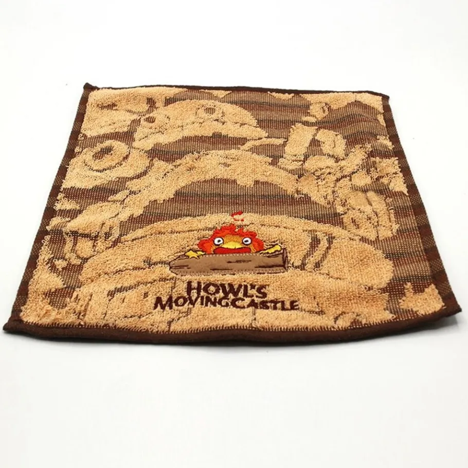 Maison Ghibli Mini Towel Calcifer 25 X 25 Cm - Howl'S Moving Castle Hot