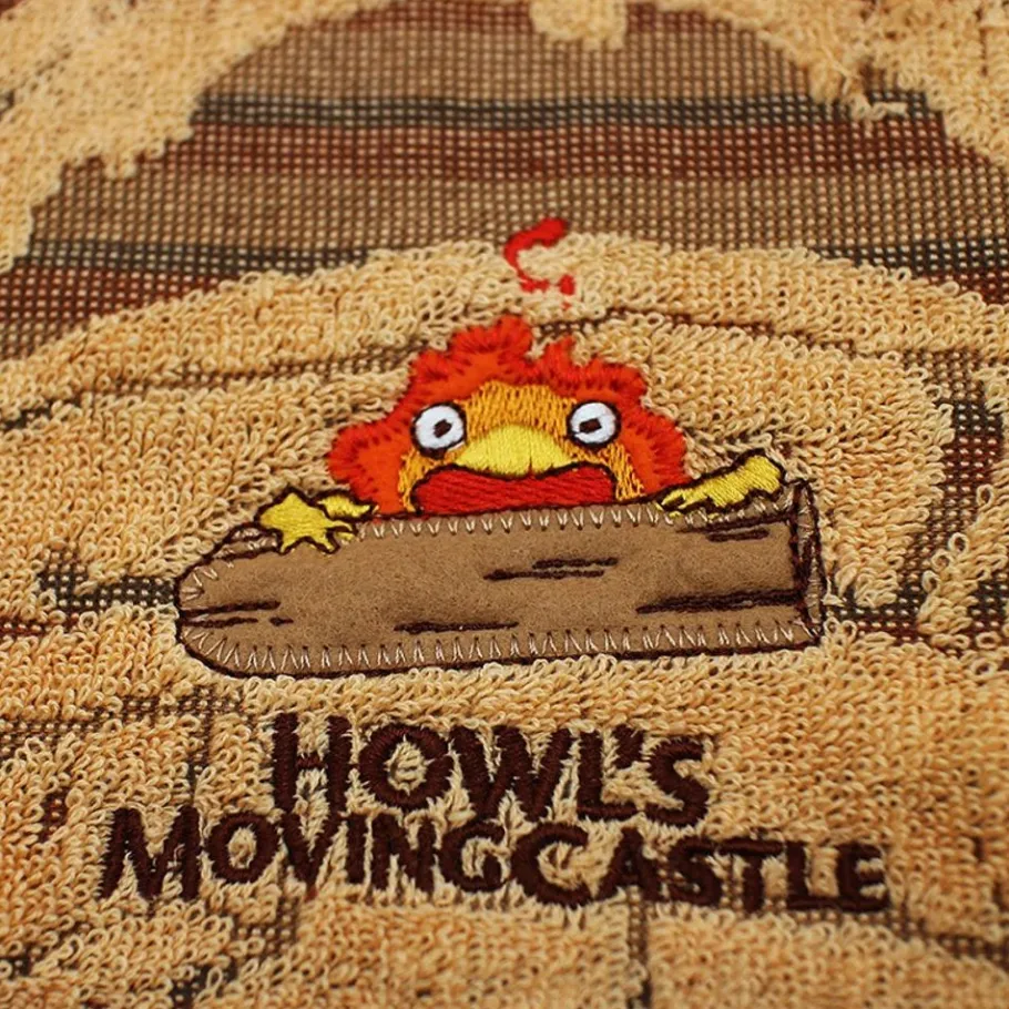 Maison Ghibli Mini Towel Calcifer 25 X 25 Cm - Howl'S Moving Castle Hot