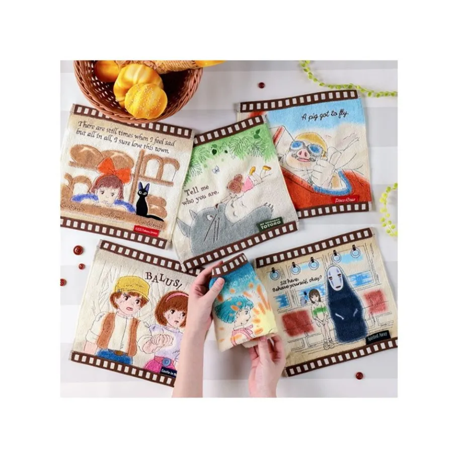 Maison Ghibli Mini Towel Celluloid Sheeta & Pazu - Castle In The Sky Outlet